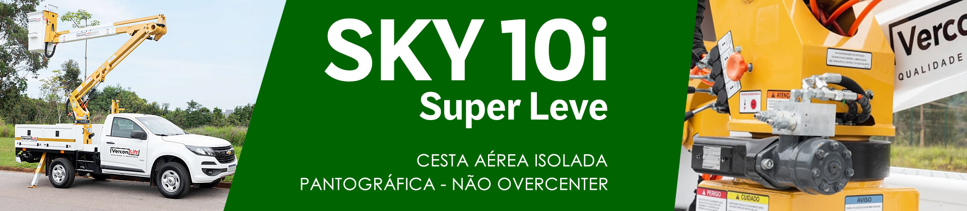 Cesta Aérea Sky 10i Super Leve